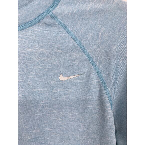 Nike Dri-Fit men Small Element Running Crew blue long sleeve Shirt - Picture 3 of 5